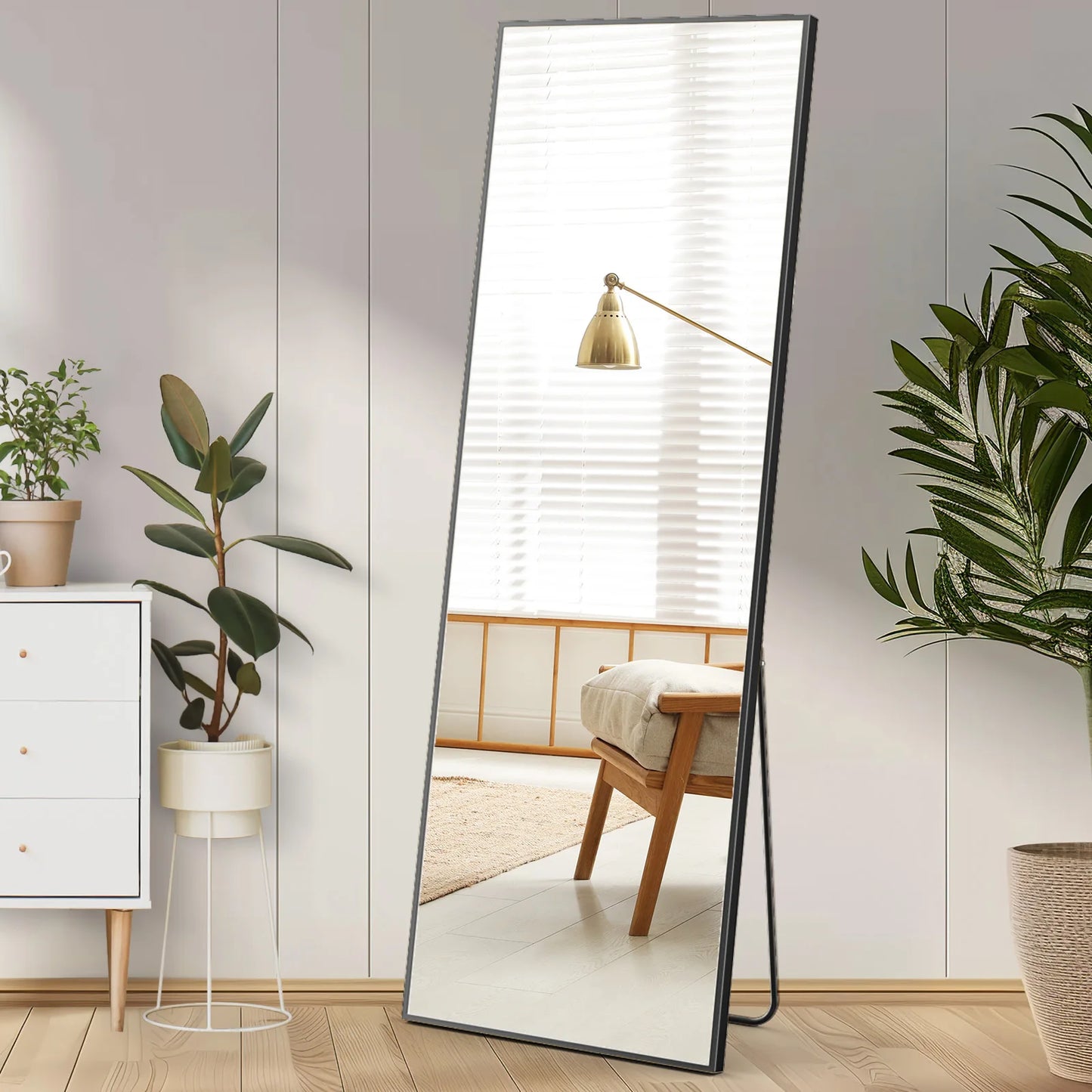 Full Body Mirror – Standing & Wall-Mounted